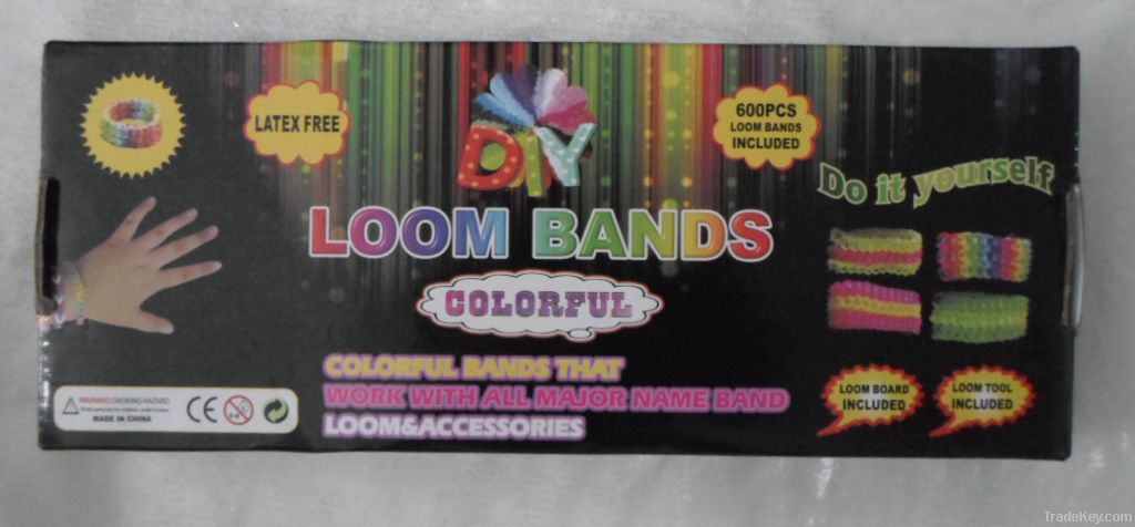 China DIY Deluxe Loom Kit With 600pcs Crazy Bands