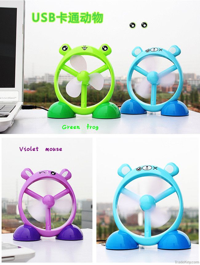 Mini cartoon usb fan