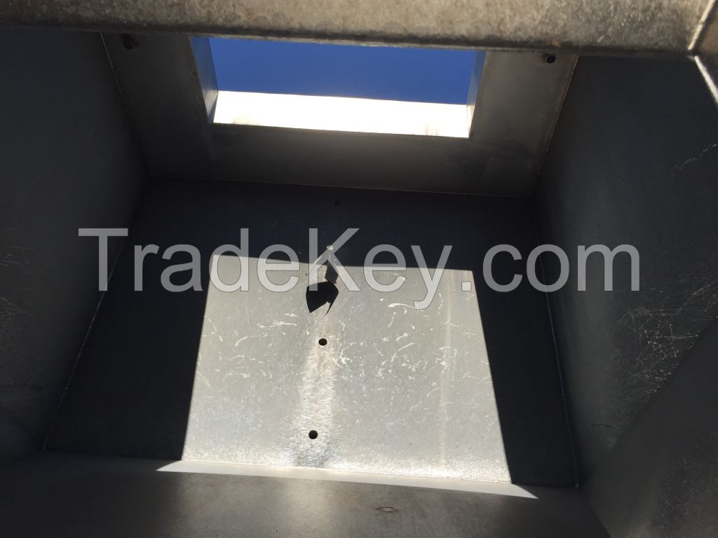 Industrial Ice Storage Bin Gravity Feed