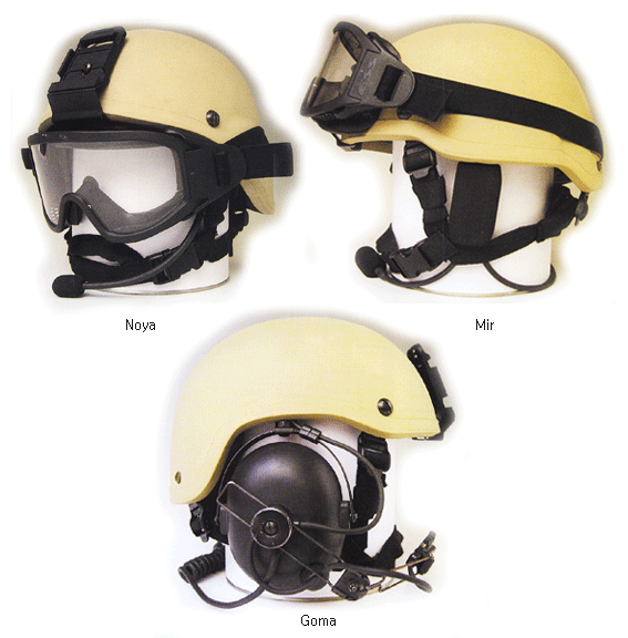 BALLISTIC HELMET WITH CVC SYSTEM