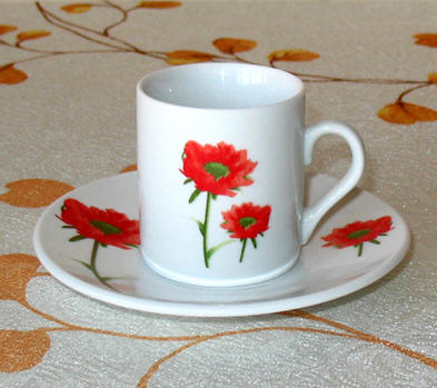 porcelain cup & saucer