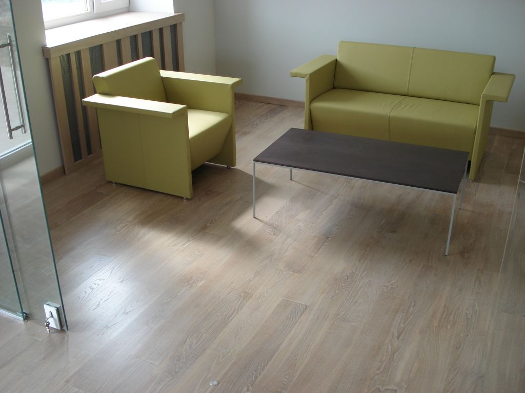 Solid oak flooring