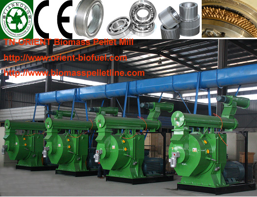 Complete pellet plant line