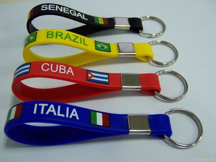 silicone keychain