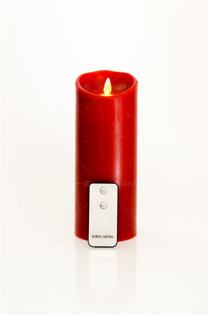 2 keys remote control flickering led candle, candle for Christmas