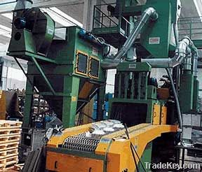 drum type shot blasting machine