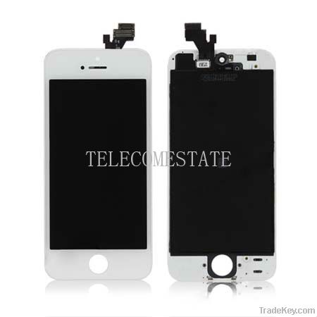 LCD Assembly with Touch Screen and Digitizer Frame for iPhone 5- White