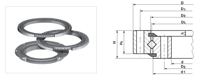 Slewing ring bearings