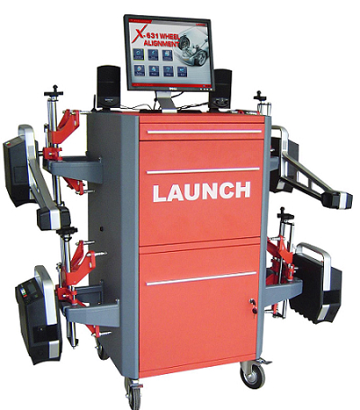 Launch X631 wheel aligner