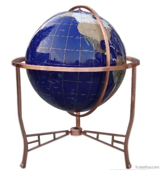 Large Gemstone Globes/ large floor Globes/ Large Globes