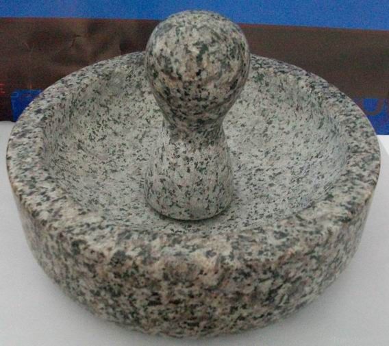 natural  granite stone mortar &amp; pestle