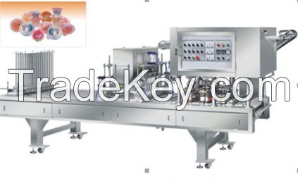 JX028-Automatic Cup Filling-Sealing Machine for jelly and pudding 