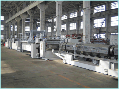 Offer the full set of aluminum composite panel production line(df19870