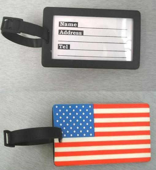 soft pvc luggage tags  plastic luggage tag