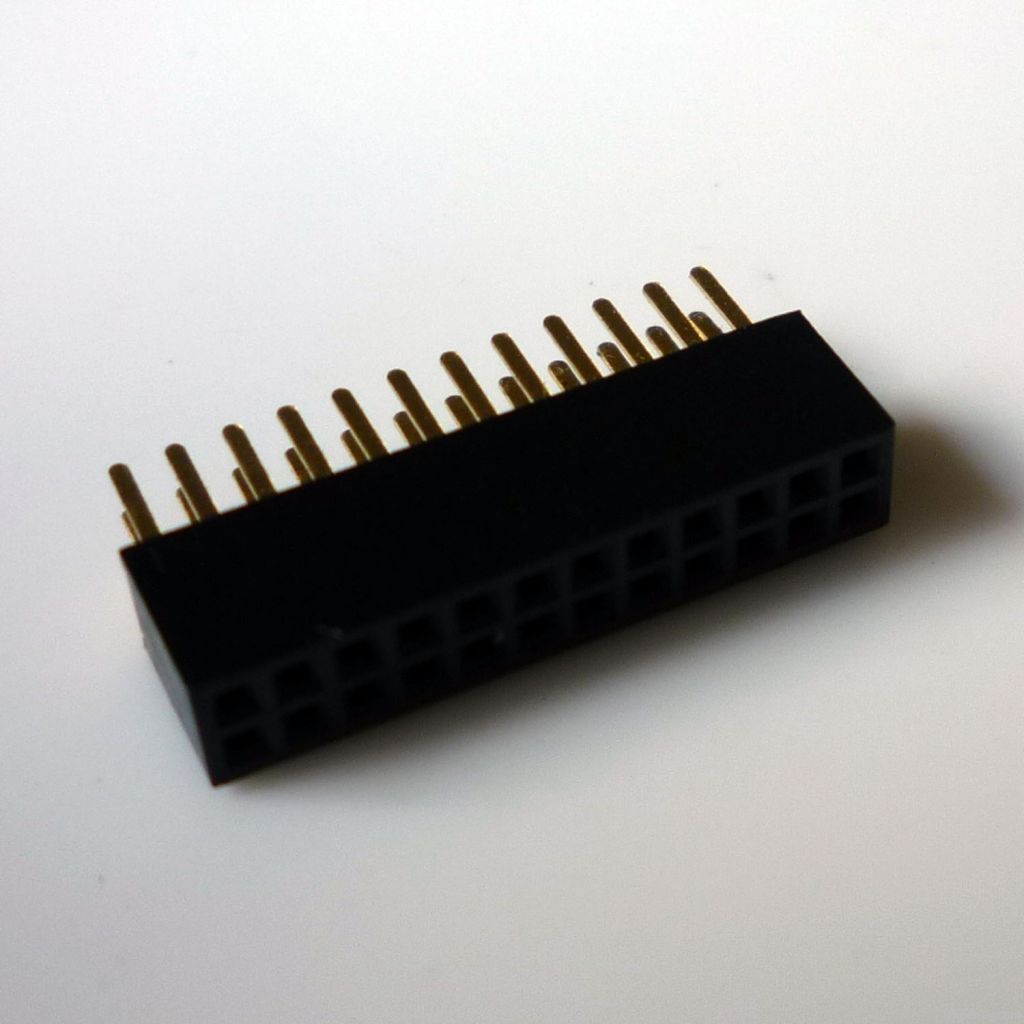 PH1.27 H4.3 Dual Row Straight Female Header