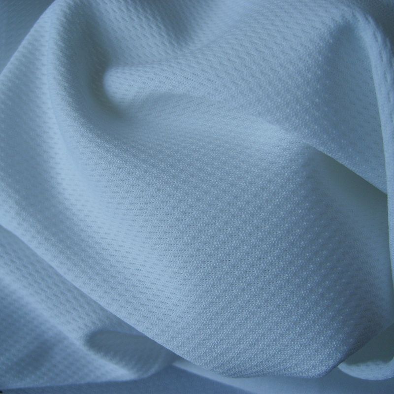 100% polyester DTY yellow wicking dry bird eye mesh fabric for sports garment