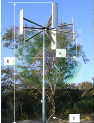 500W vertical wind generator