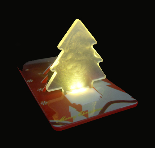 Christmas Tree light/LED card light/pocked light