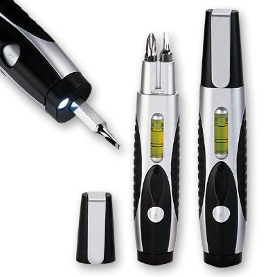 LED Flashlight With Screw Drivers And Gradienter