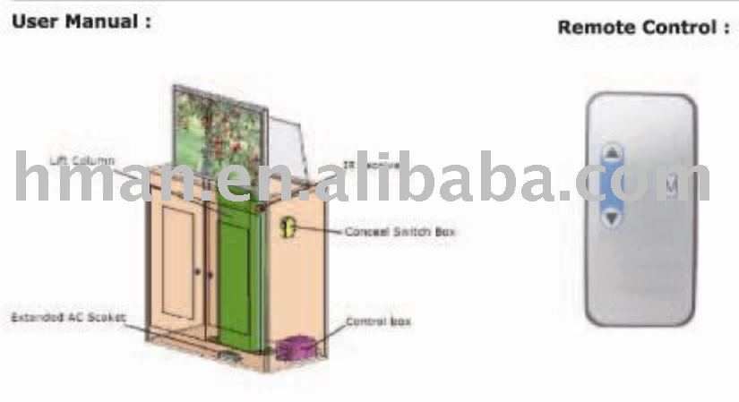 LCD tv lift