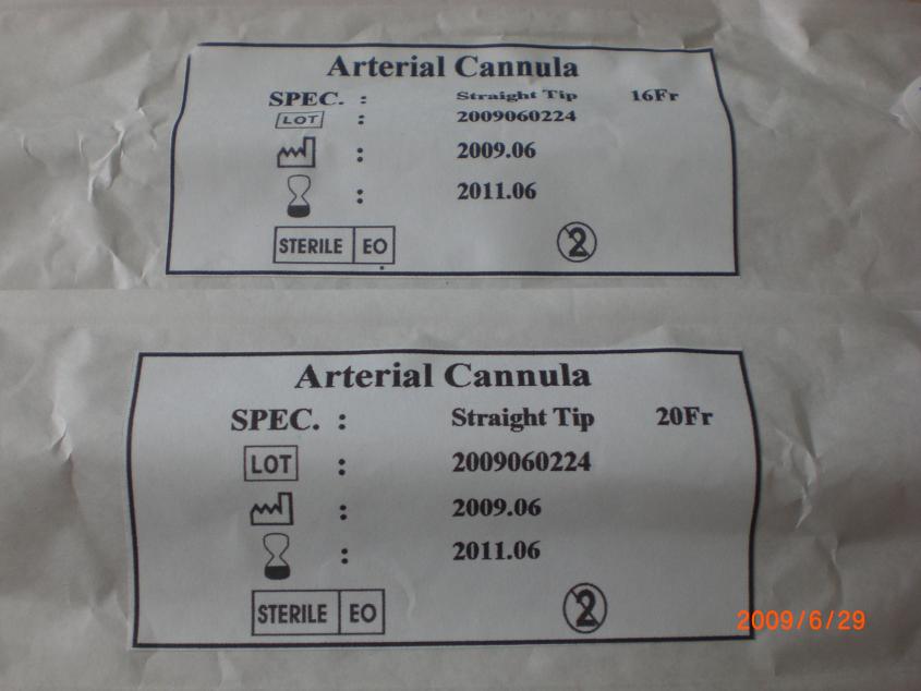 Arterial Cannula