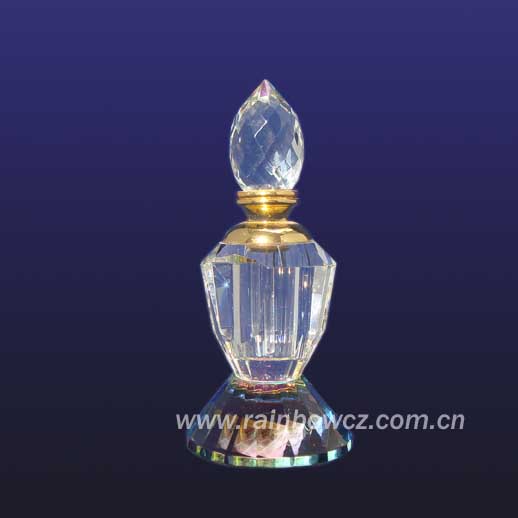 crystal perfume bottle