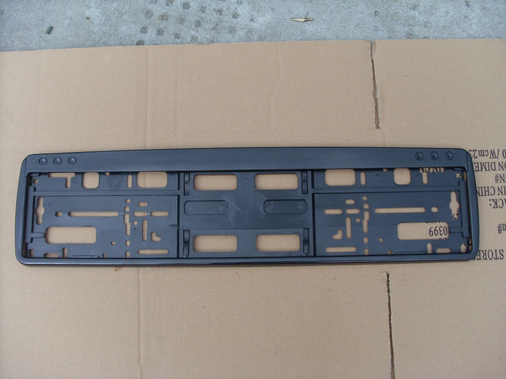 euro license plate frame