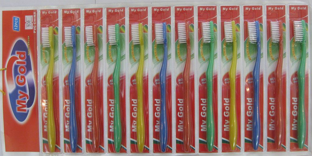 hanging card toothbrush