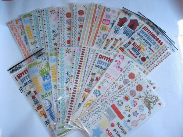 scrapbook rub-ons