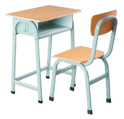 school desk and chair