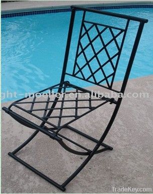 wrought iron chair