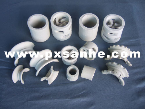 Acid-Resistant Ceramic Rings Random Packing