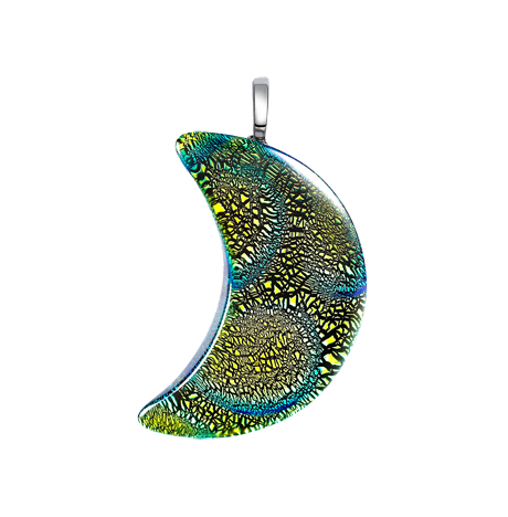 Dichroic Lampwork Pendant