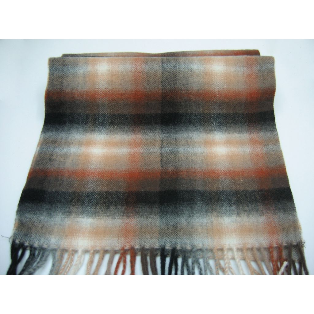 100% lambswool long stripped scarf Y-09161