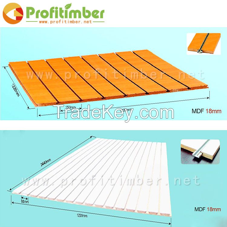 Provide MDF Slot board wIth Aluminum