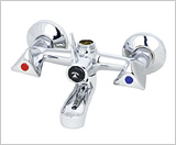 Double handle bath&shower faucet