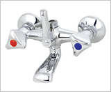 Double -handle bath&shower faucet