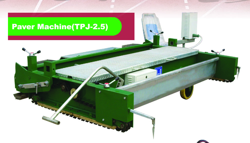 epdm granules paver machine