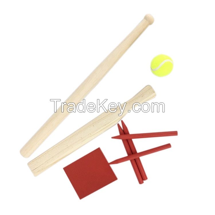 wooden baseball bat welcome OEM ,garden game set