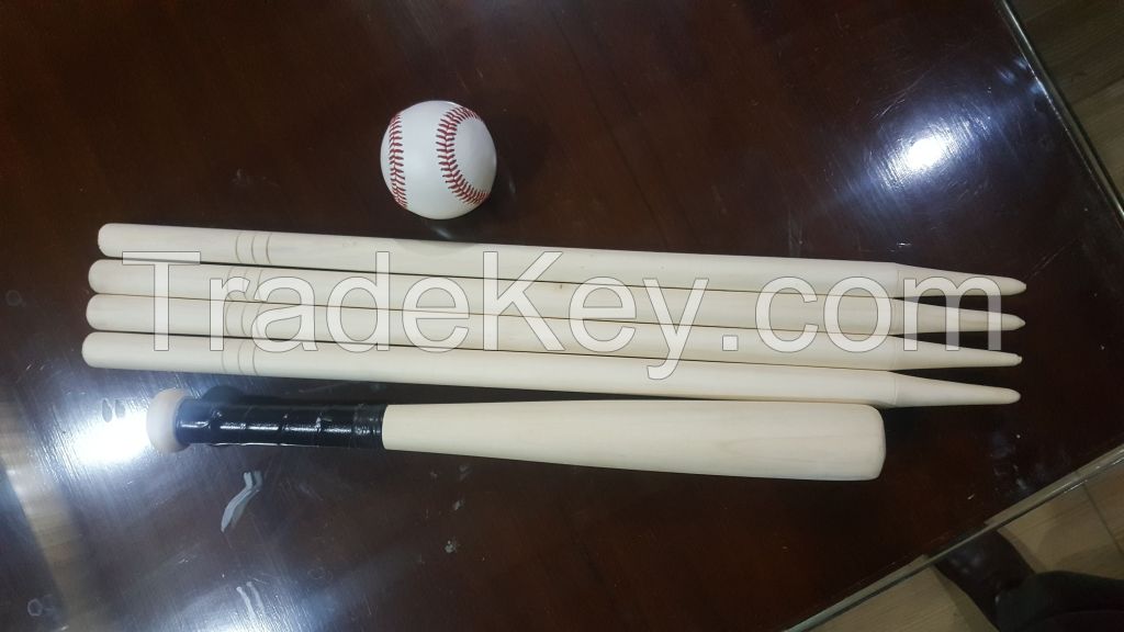 wooden baseball bat welcome OEM ,garden game set