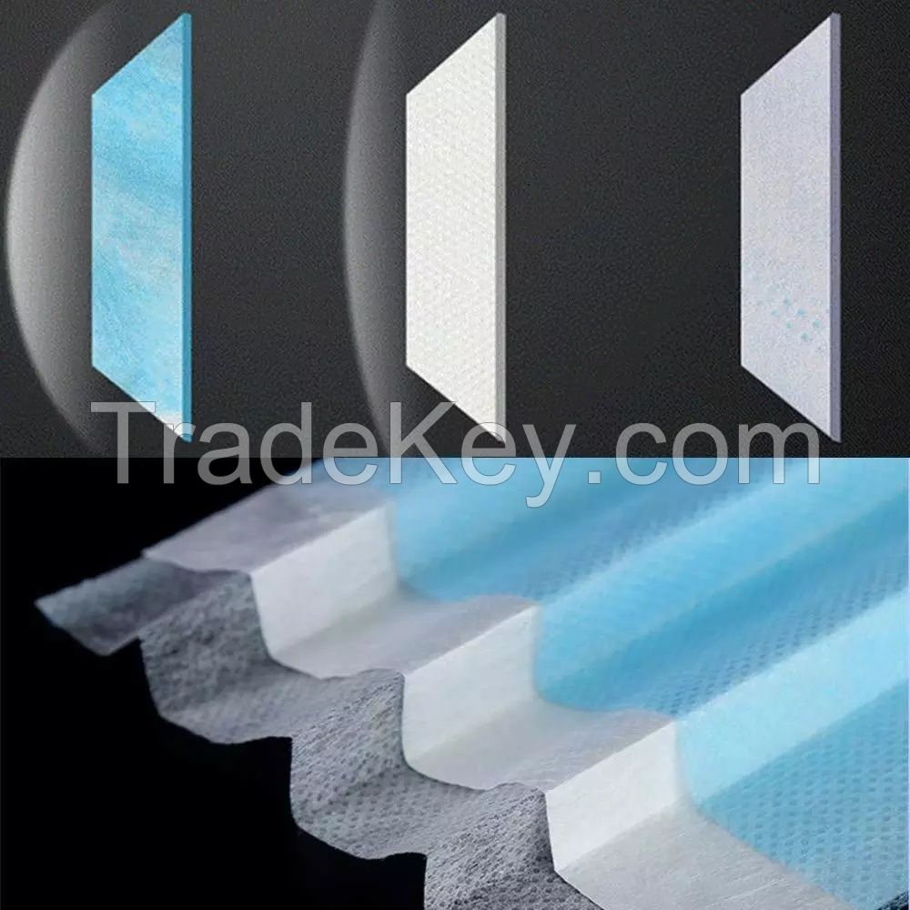 Disposable mask with three layers of filter protection, dustproof, breathable, and fusible spray cloth
