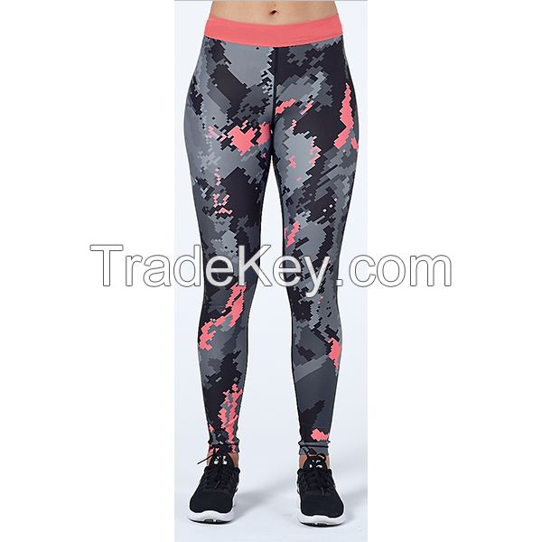 New hot fitness and yoga wear ladies nylon spandex two-piece yoga suit sports bra and trousers suit