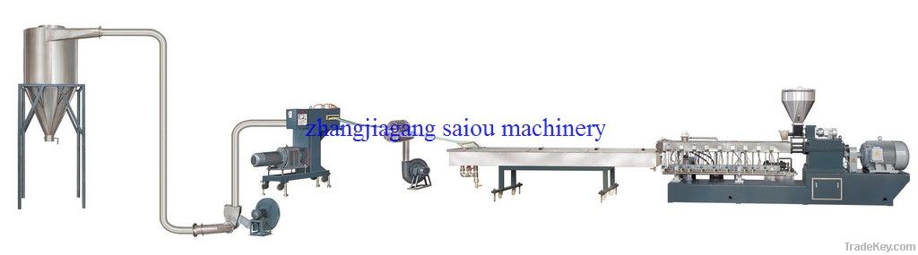 PET Flakes Granulating Machine