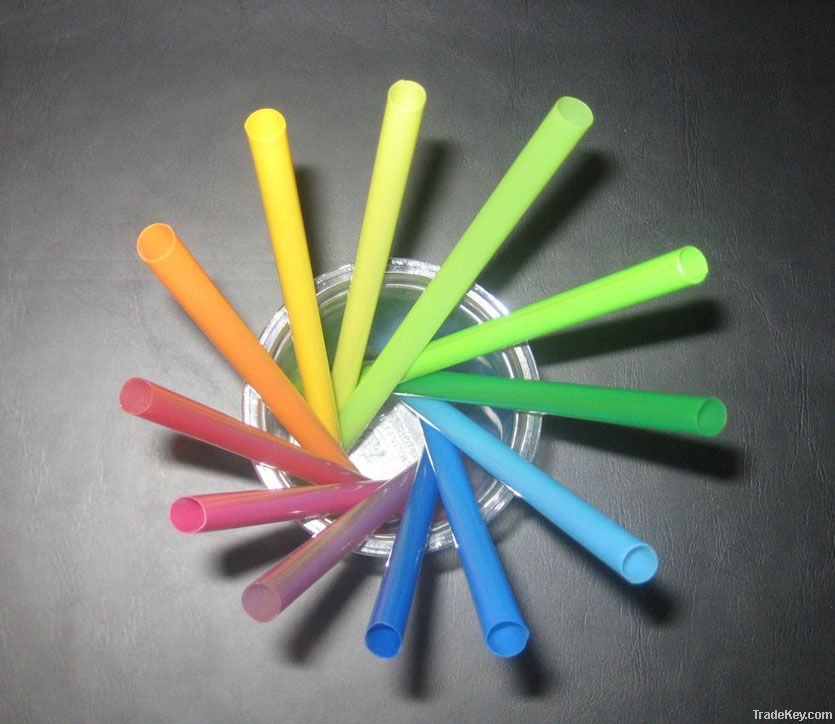 Colored straw