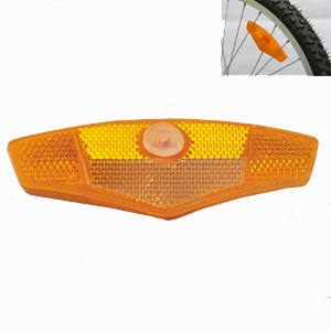 Bicycle spoke reflector