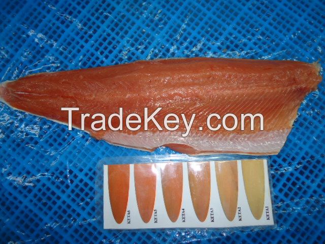 frozen salmon fillet