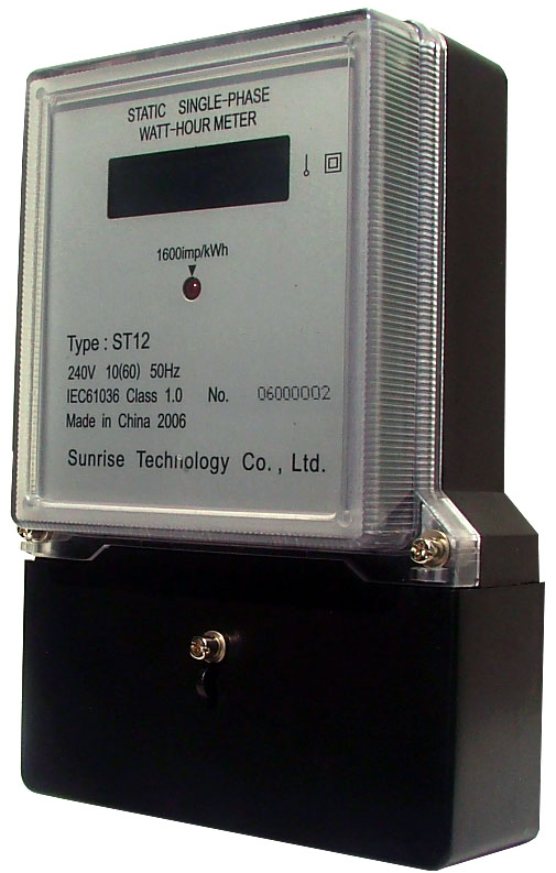 single phase electronic meter