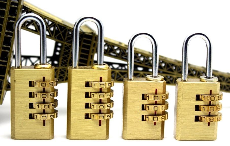 High Quality Resettable Brass Combination Lock Brass Combination Padlock