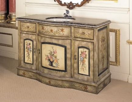 classical bathroom cabinet