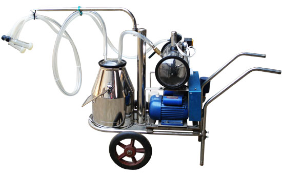 Single goat milking machine